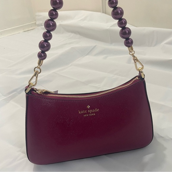 Kate Spade Madison Faux Pearl Medium Convertible Crossbody - NWT ๐โจ - Picture 2 of 13